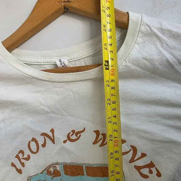 Iron and Wine, Long Sleeve Tour Tee, Men's XL - Picture 7 of 7